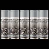 5X Auto Extreme Alloy Wheel Spray Paint Silver 400ml Spray Paint